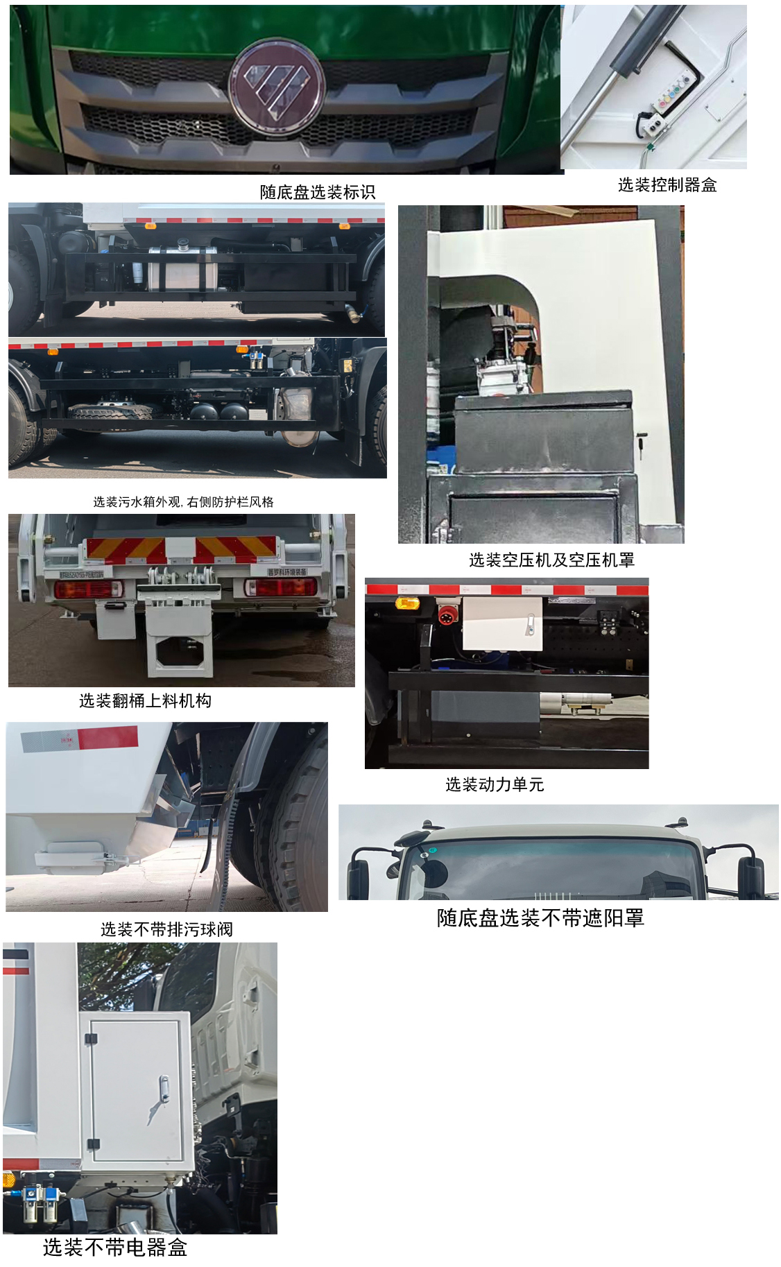 普羅科牌BJ5254ZYSE6-P1壓縮式垃圾車公告圖片