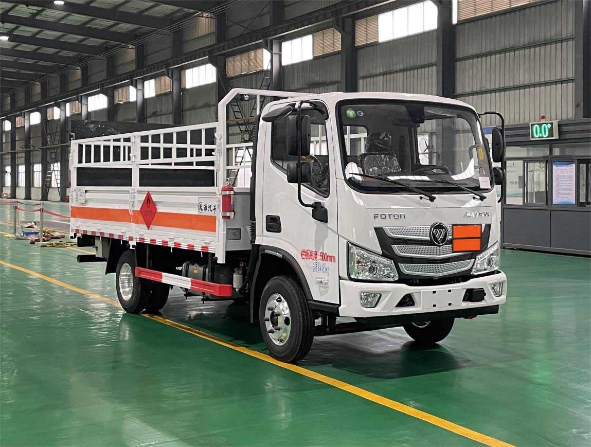 百捷牌QYY5044TQPBJ6氣瓶運(yùn)輸車(chē)公告圖片