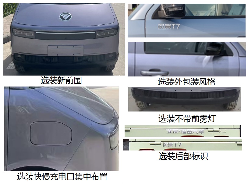 福田牌BJ5030CCYEV72純電動(dòng)倉(cāng)柵式運(yùn)輸車公告圖片