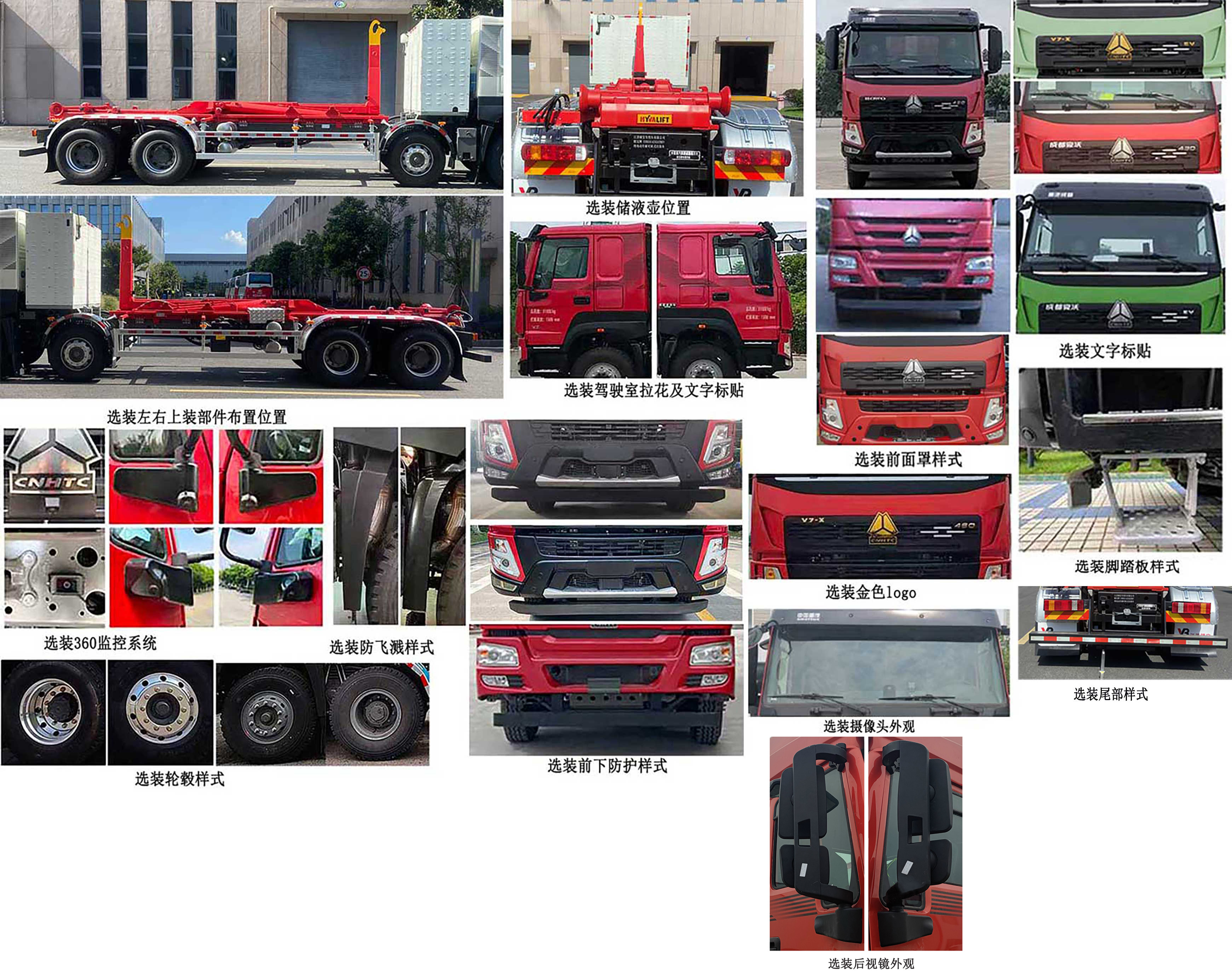 啟敬牌QHV5310ZXXZZBEV純電動車廂可卸式垃圾車公告圖片