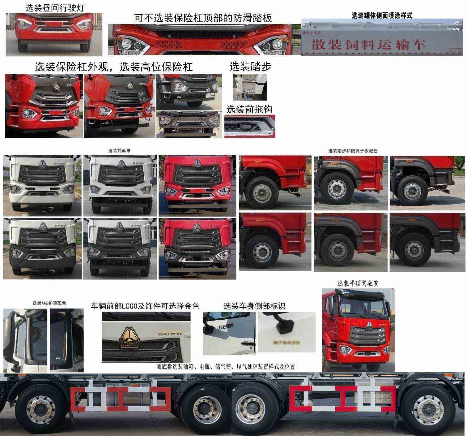 東匯牌HDN5313ZSL散裝飼料運(yùn)輸車公告圖片