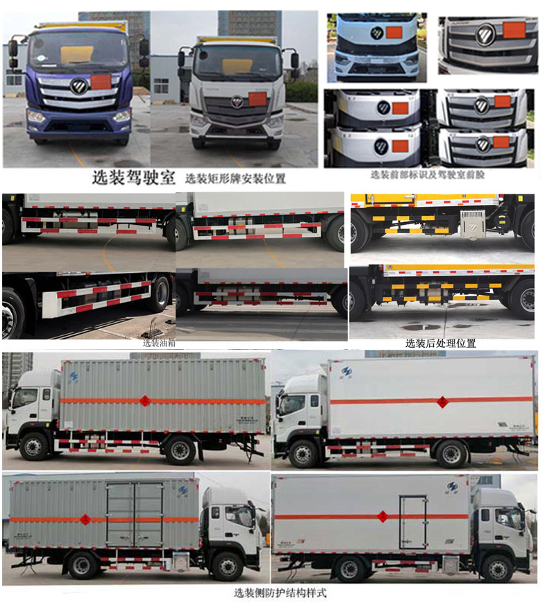 紅宇牌HYJ5180XRY-BJ易燃液體廂式運(yùn)輸車公告圖片