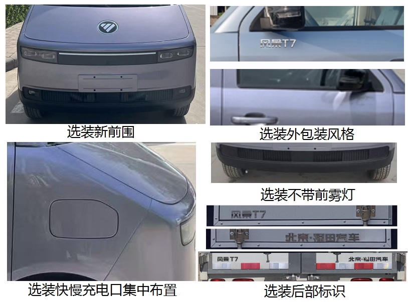 福田牌BJ5030XXYEV72純電動廂式運輸車公告圖片