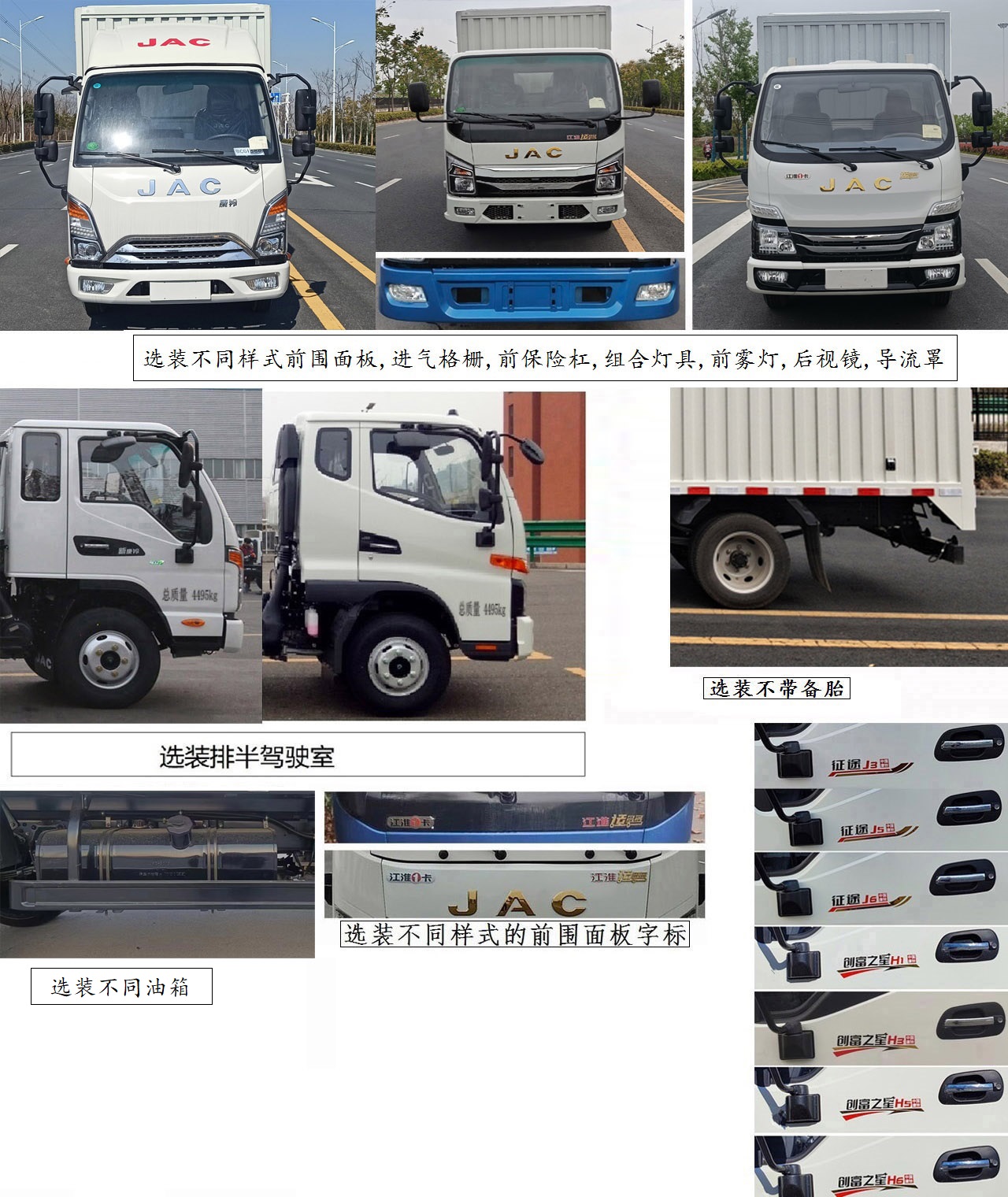 江淮牌HFC5041XXYP23K8B4QS廂式運(yùn)輸車(chē)公告圖片