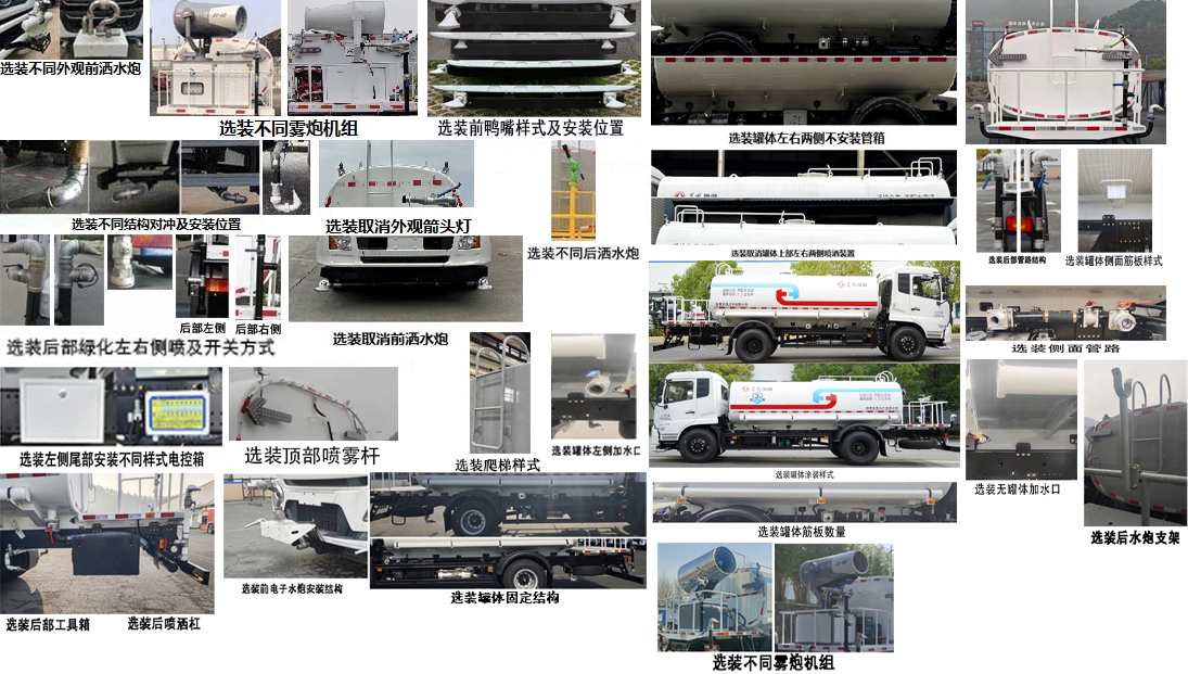 東風牌EQ5183GPSSDF6綠化噴灑車公告圖片