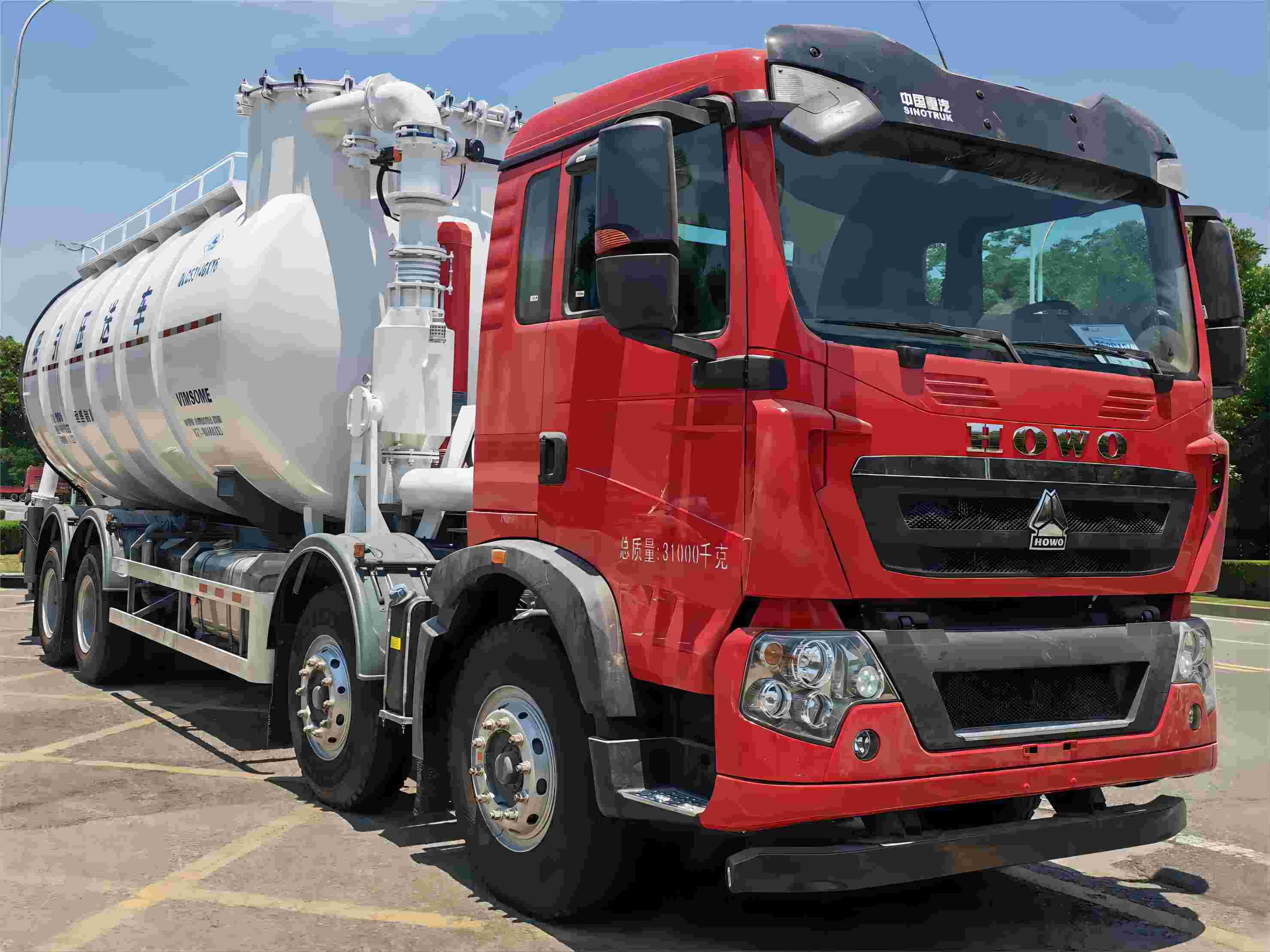 宏大牌QLC5314GXY6吸引壓送車