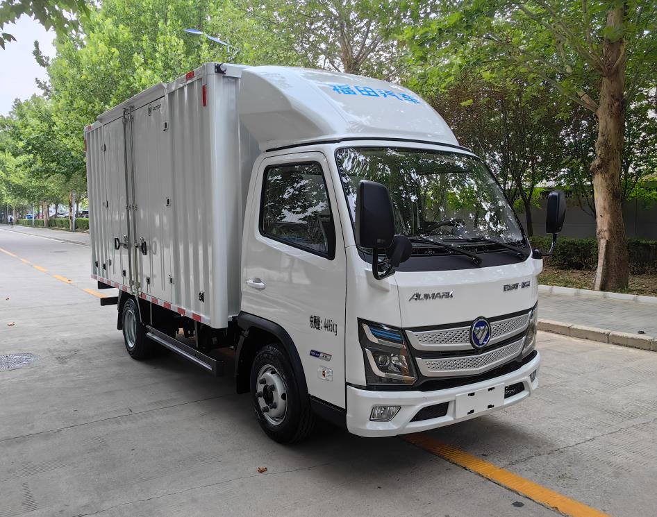 福田牌BJ5044XXYEV4純電動(dòng)廂式運(yùn)輸車公告圖片