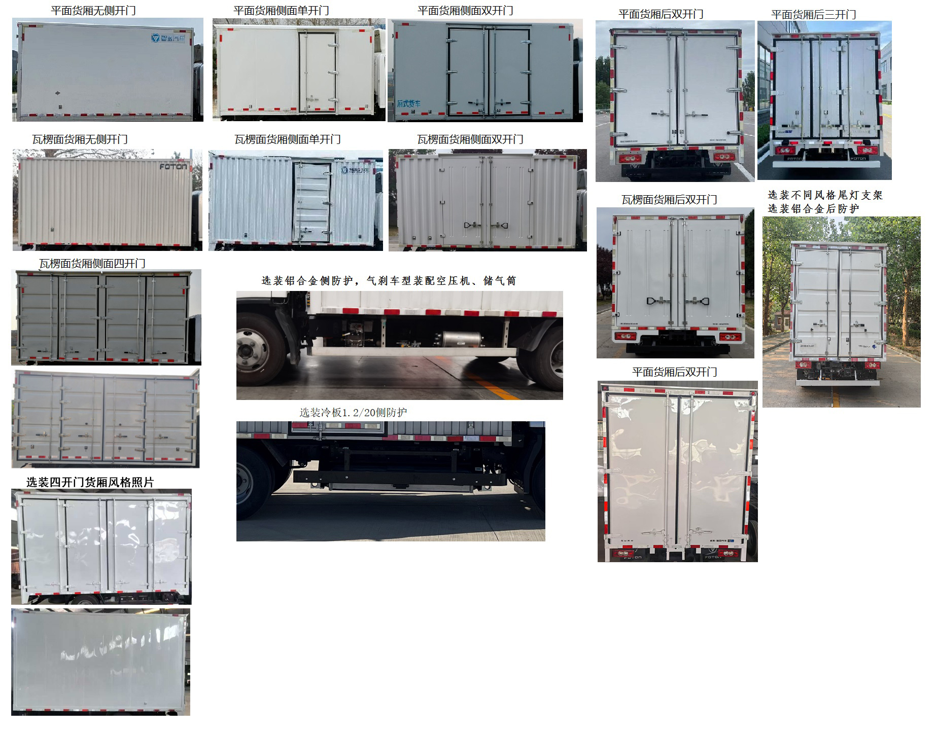 福田牌BJ5045XXYEV1B換電式純電動(dòng)廂式運(yùn)輸車公告圖片