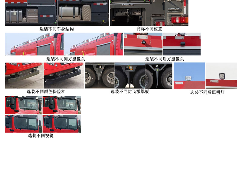 中聯(lián)牌ZLF5343GXFPM180泡沫消防車公告圖片