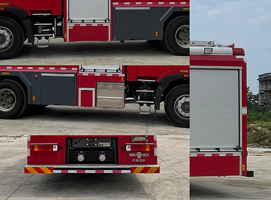 漢江牌HXF5190GXFPM80泡沫消防車公告圖片