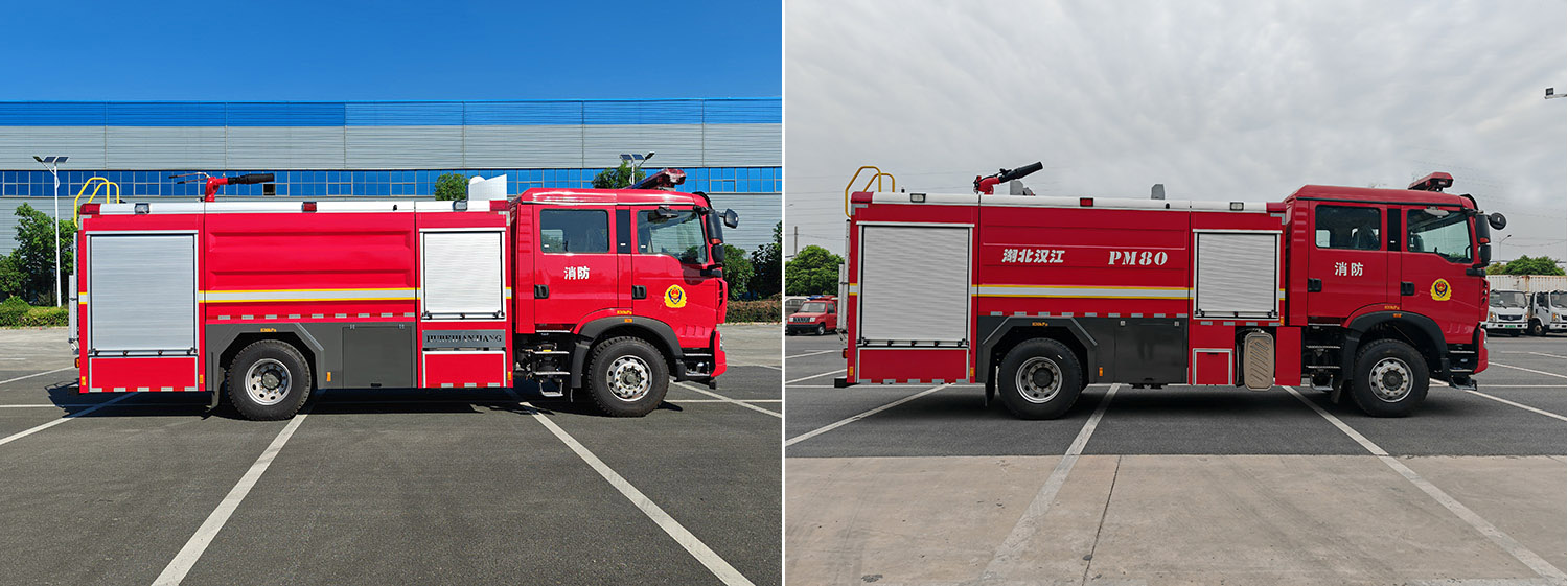 漢江牌HXF5190GXFPM80泡沫消防車公告圖片