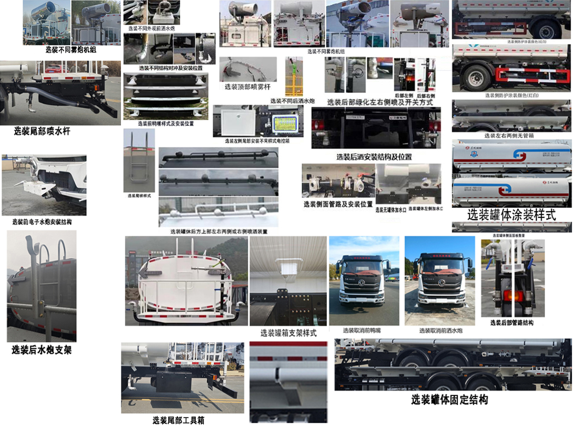 東風牌EQ5253GPSSDV6綠化噴灑車公告圖片