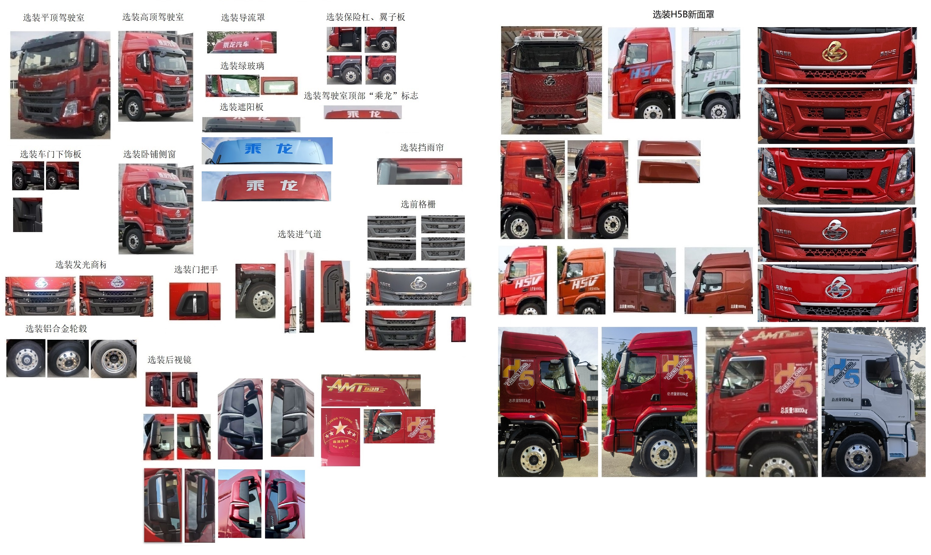 乘龍牌LZ5180XYKH5AM1翼開(kāi)啟廂式車(chē)公告圖片