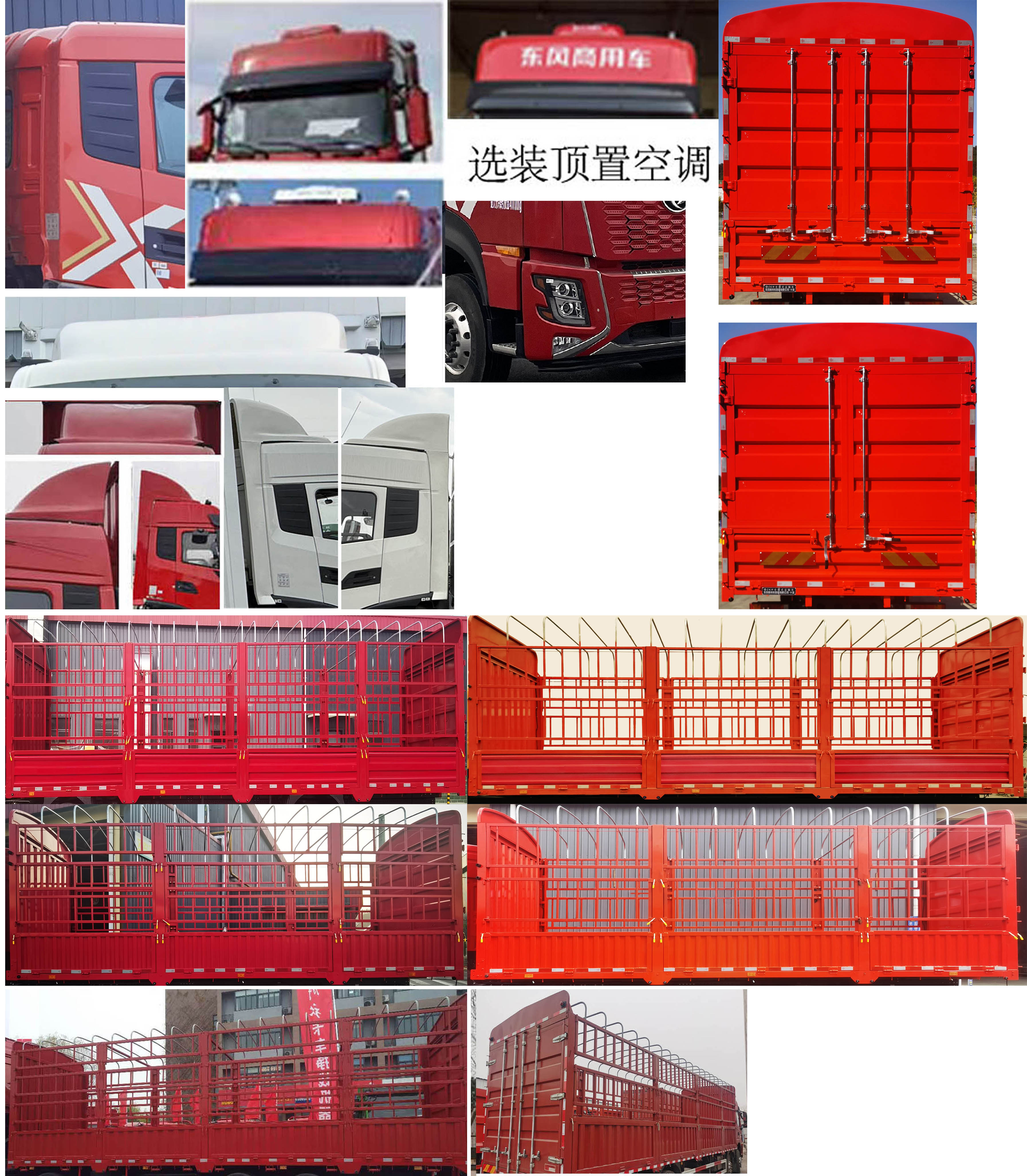 東風(fēng)牌DFV5318CCYGP6N1倉(cāng)柵式運(yùn)輸車公告圖片