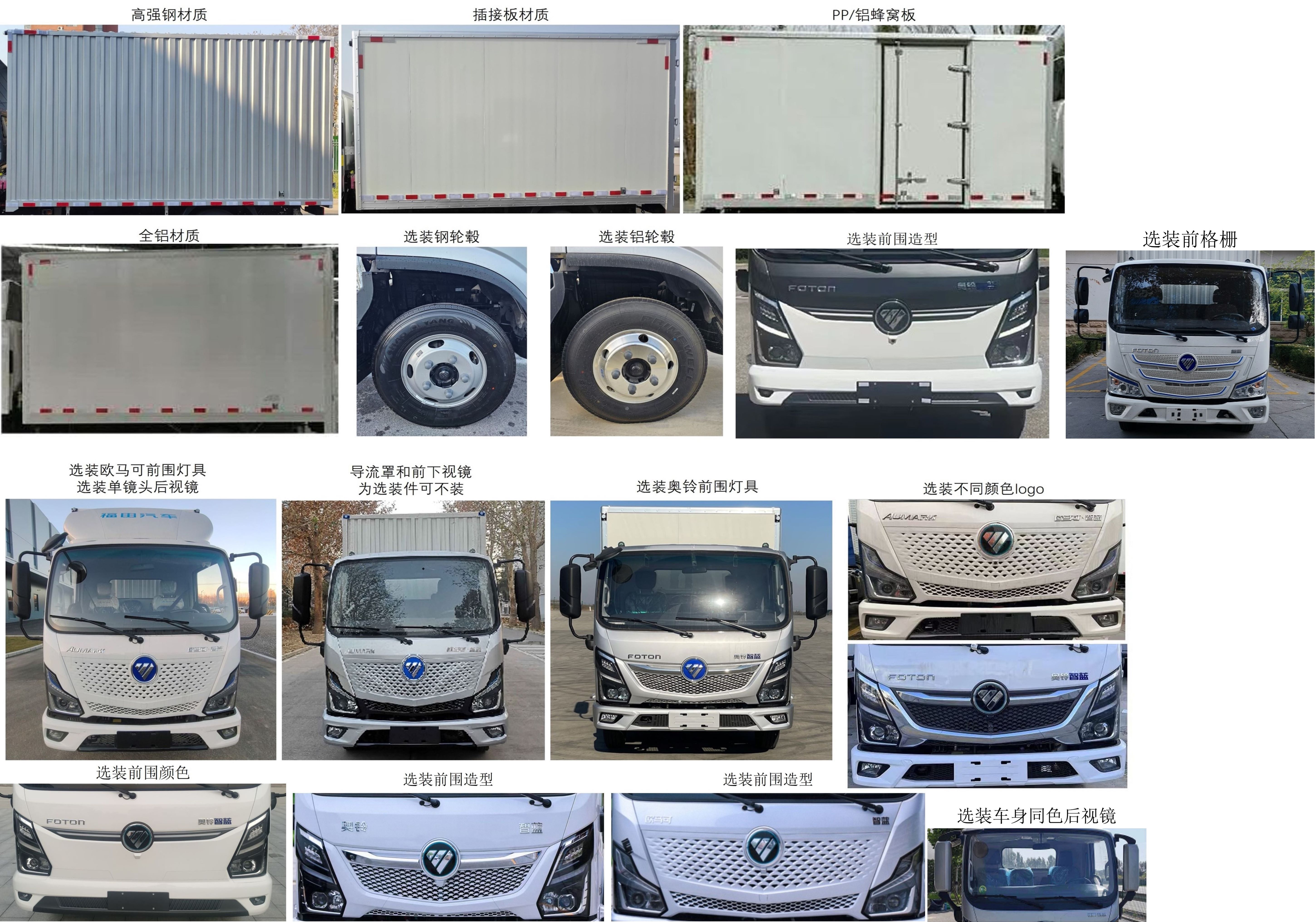 福田牌BJ5040XXYEVZ2純電動(dòng)廂式運(yùn)輸車公告圖片