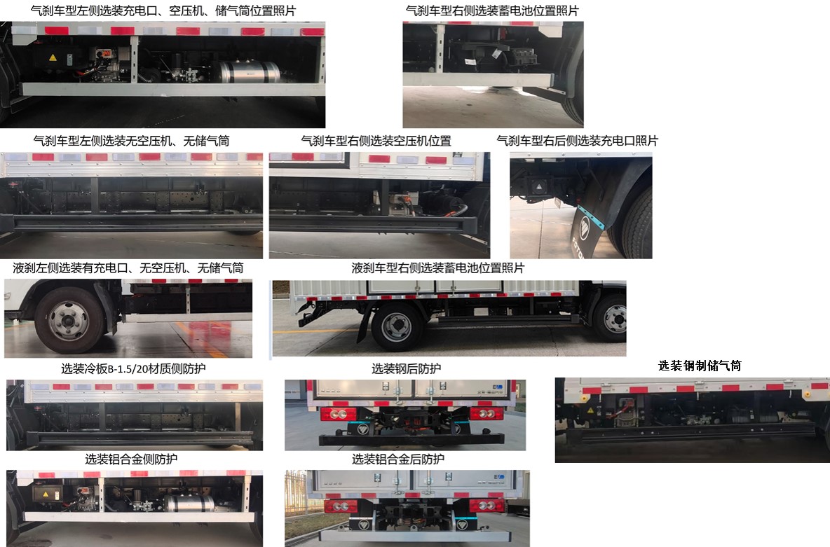 福田牌BJ5040XXYEVZ2純電動(dòng)廂式運(yùn)輸車公告圖片