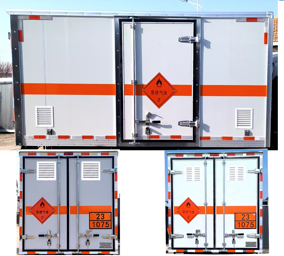 駝馬牌JLC5033XRQJH易燃?xì)怏w廂式運(yùn)輸車公告圖片