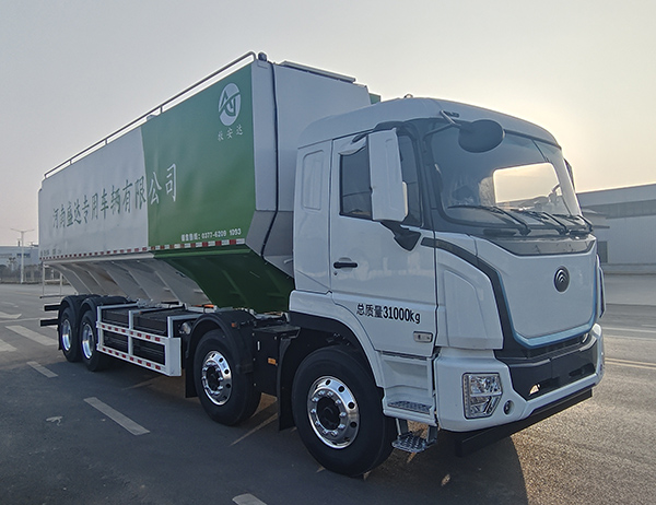 牧安達(dá)牌SDM5311ZSLYTBEV純電動(dòng)散裝飼料運(yùn)輸車