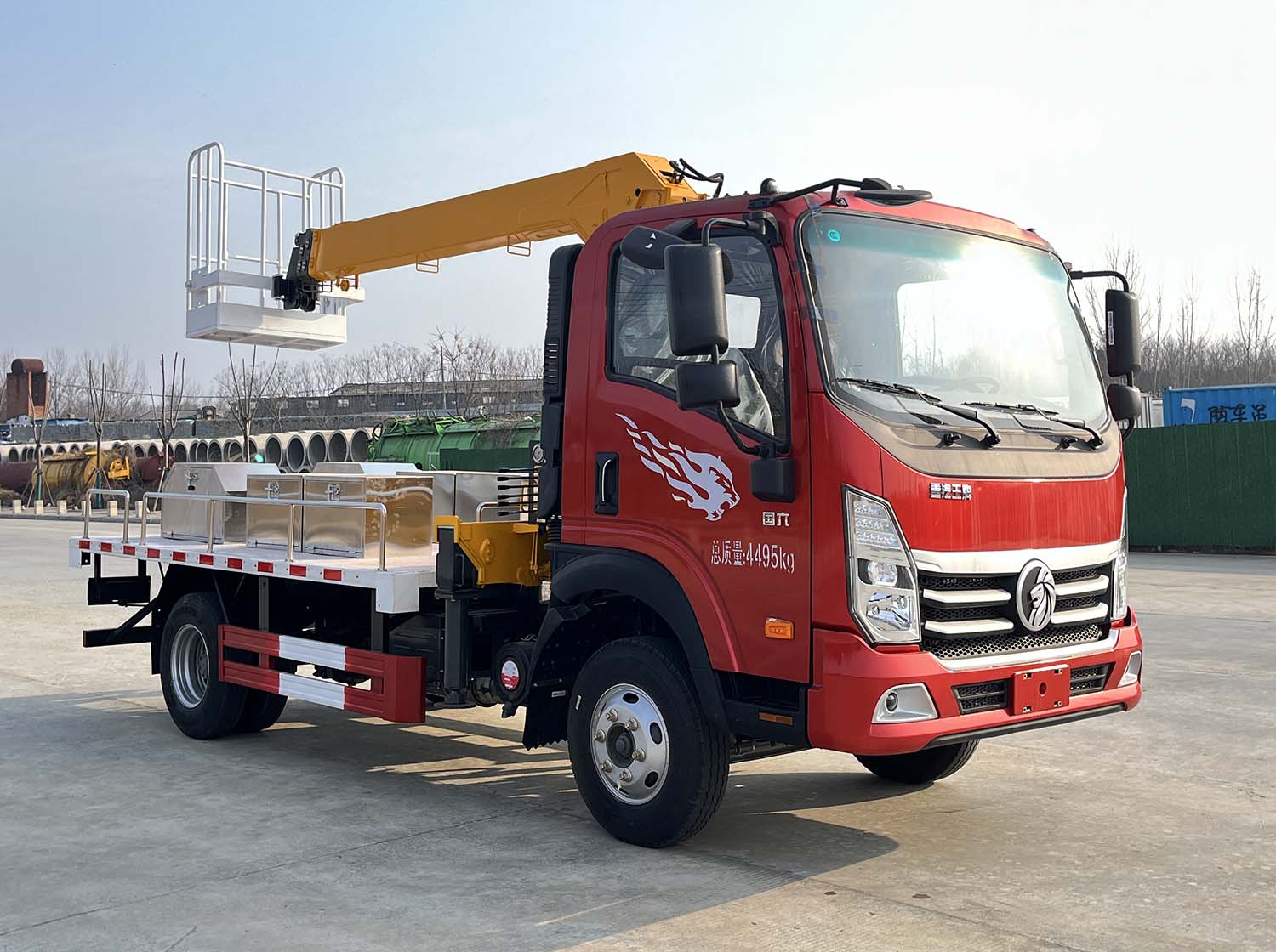 舜德牌SDS5040XJXCD6抽油機檢修車