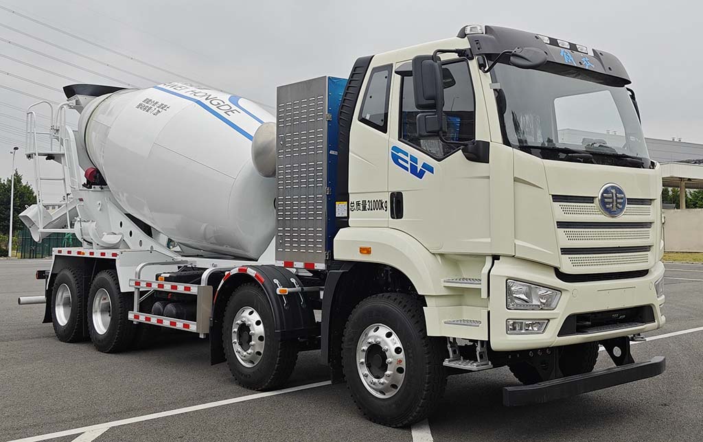 DWT5310GJBLBCABEV型純電動混凝土攪拌運輸車圖片