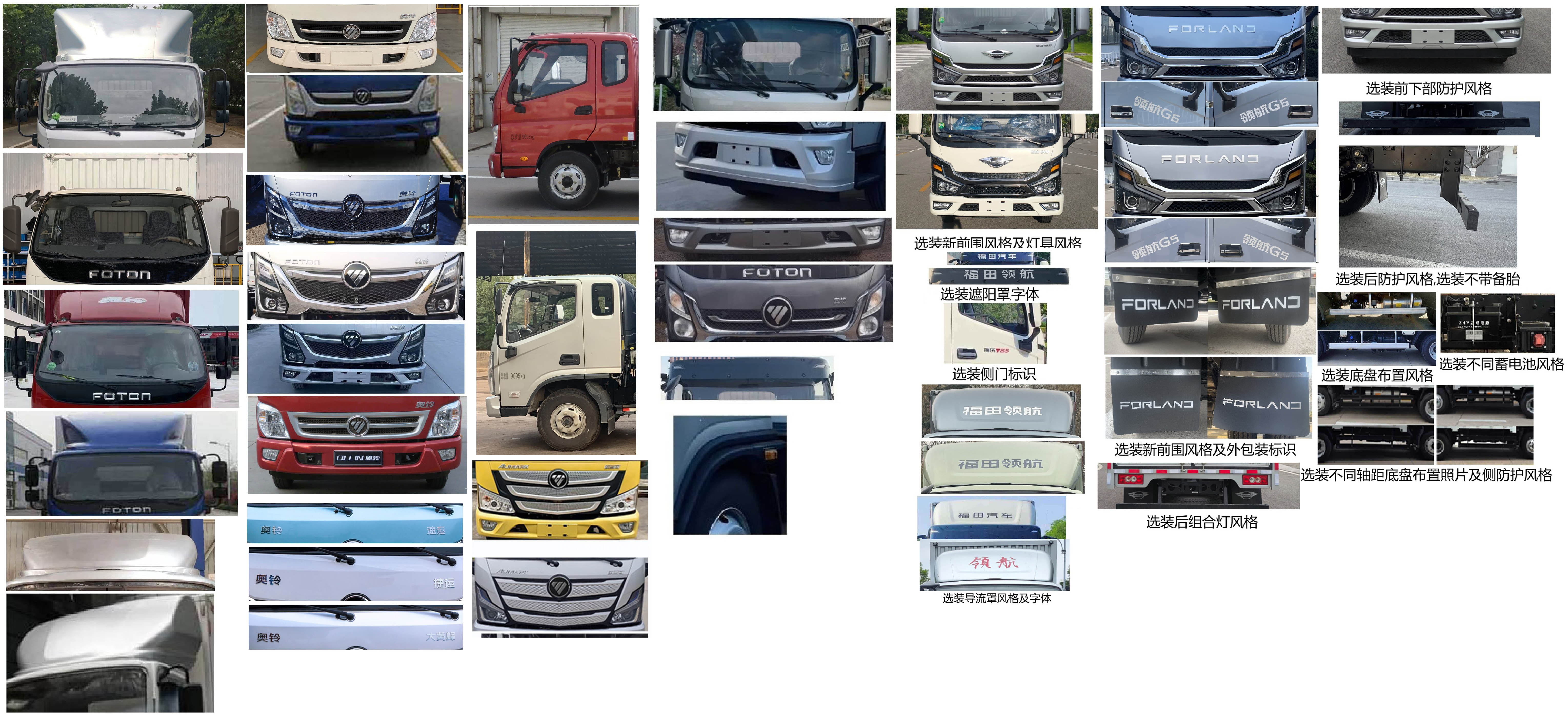 福田牌BJ5098XXYEJEA-AB3廂式運(yùn)輸車公告圖片