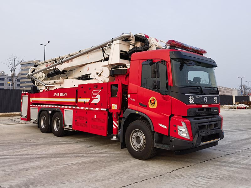 三一牌SYM5340JXFJP46舉高噴射消防車