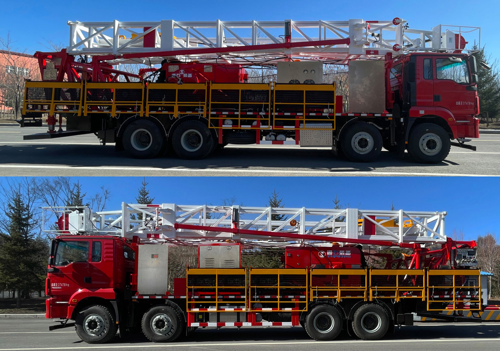 通石牌THS5371TXJ900DB修井機(jī)公告圖片