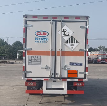 程力威牌CLW5040XZWCDP雜項(xiàng)危險(xiǎn)物品廂式運(yùn)輸車公告圖片