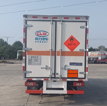 程力威牌CLW5041XRQBFB易燃?xì)怏w廂式運輸車公告圖片