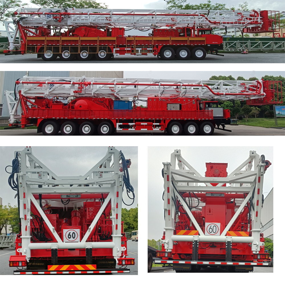 四機(jī)牌SJX5810TXJ750修井機(jī)公告圖片