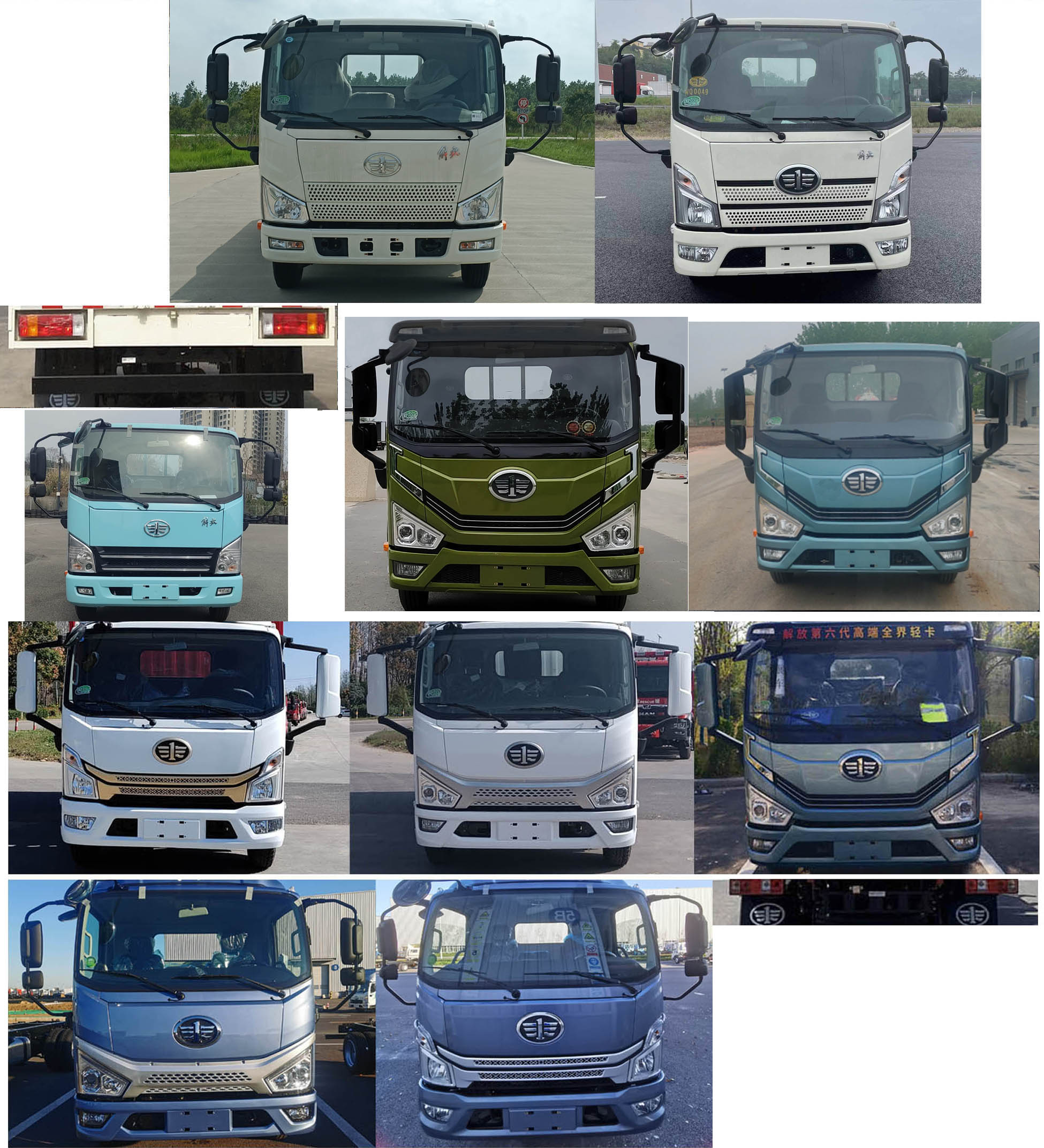 解放牌CA5047TPBP40K42L2E6A84平板運(yùn)輸車公告圖片