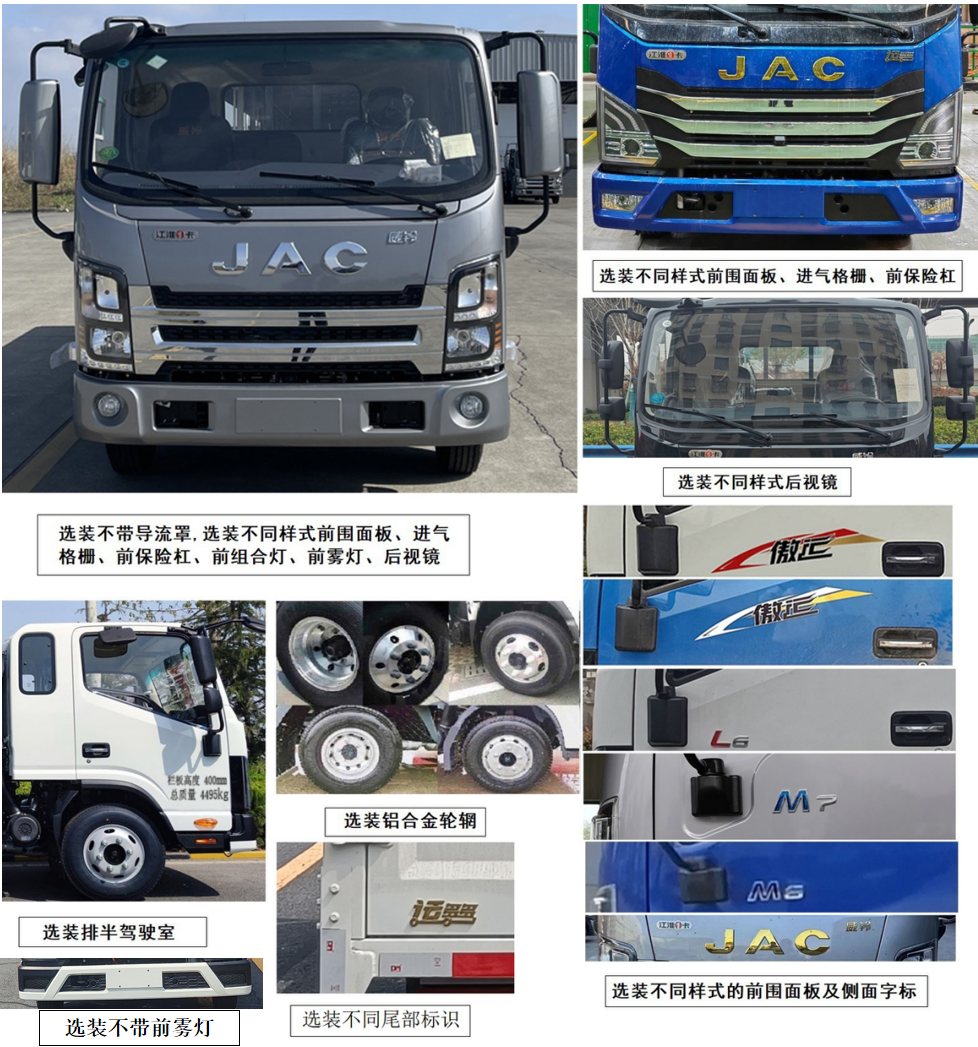 江淮牌HFC5045CCYP22N2C3QS倉柵式運輸車公告圖片