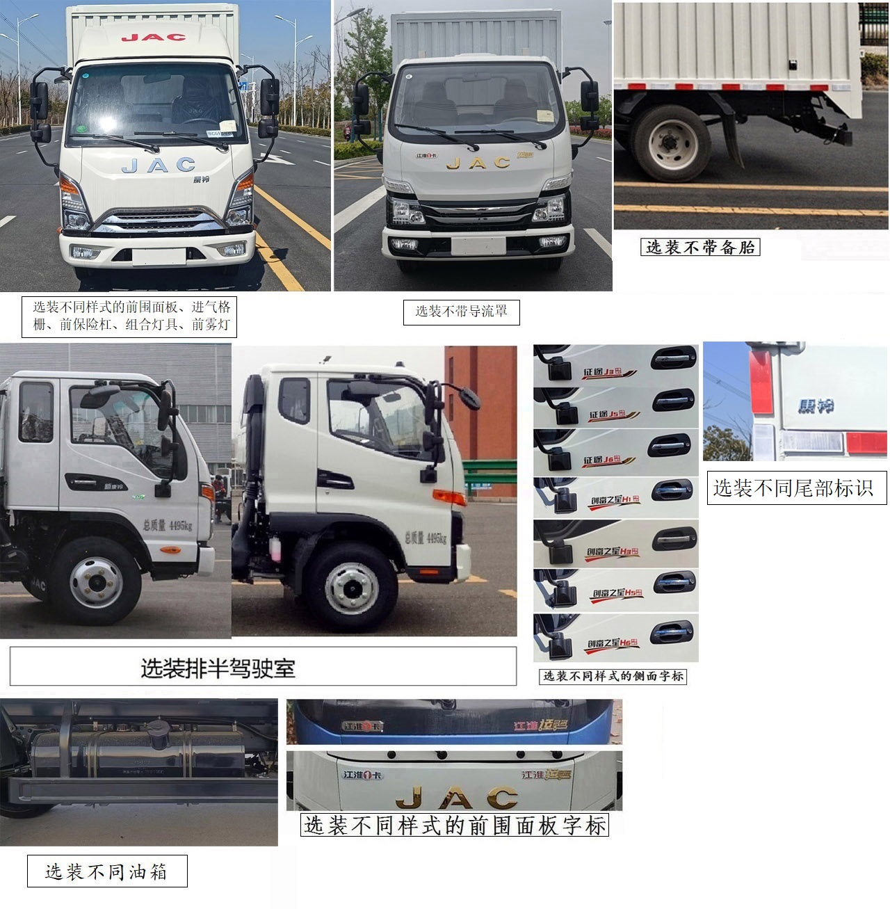 江淮牌HFC5041XYKP23K8B4QS翼開啟廂式車公告圖片