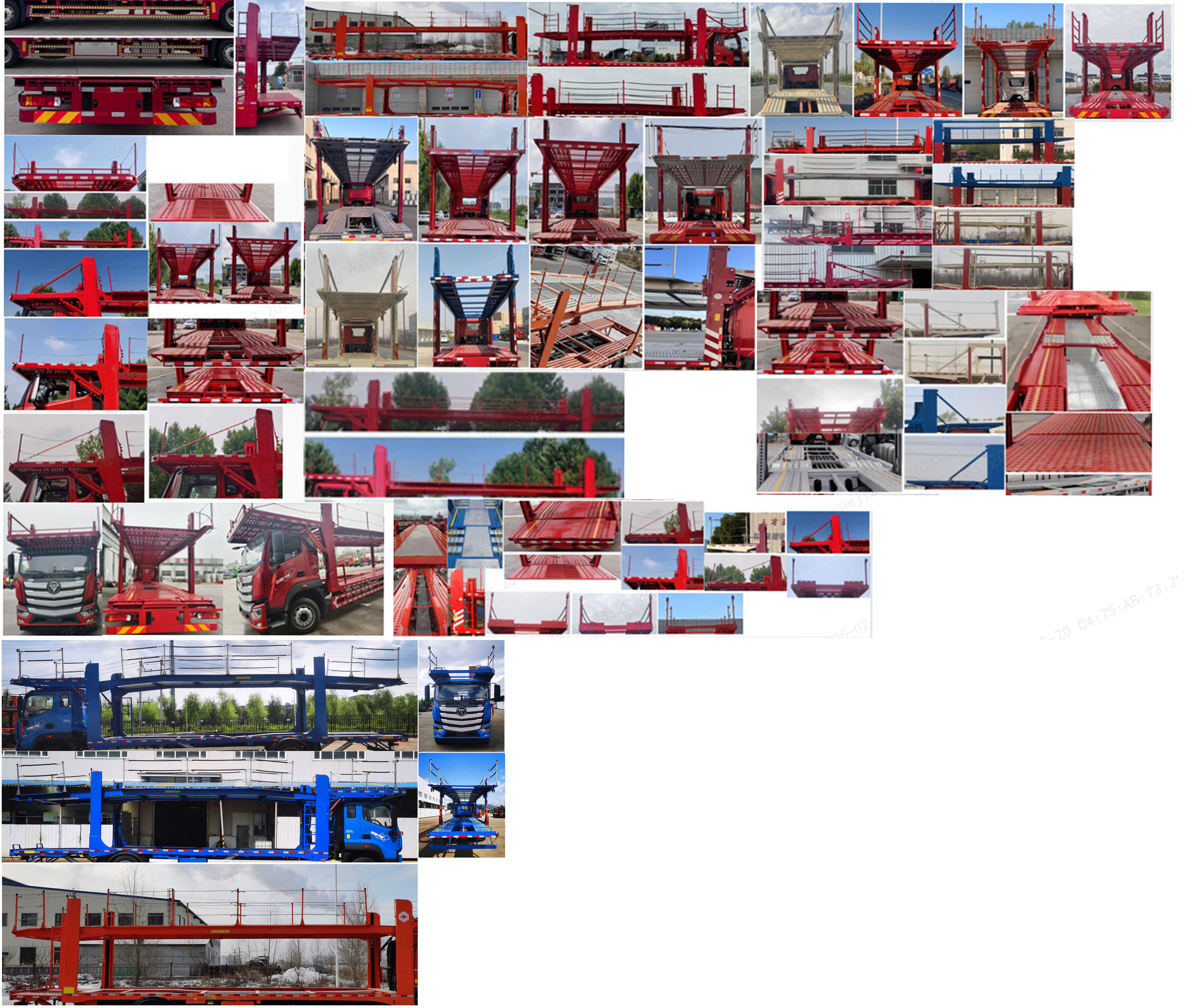 歐曼牌BJ5181TCLY6ANL-01車輛運輸車公告圖片