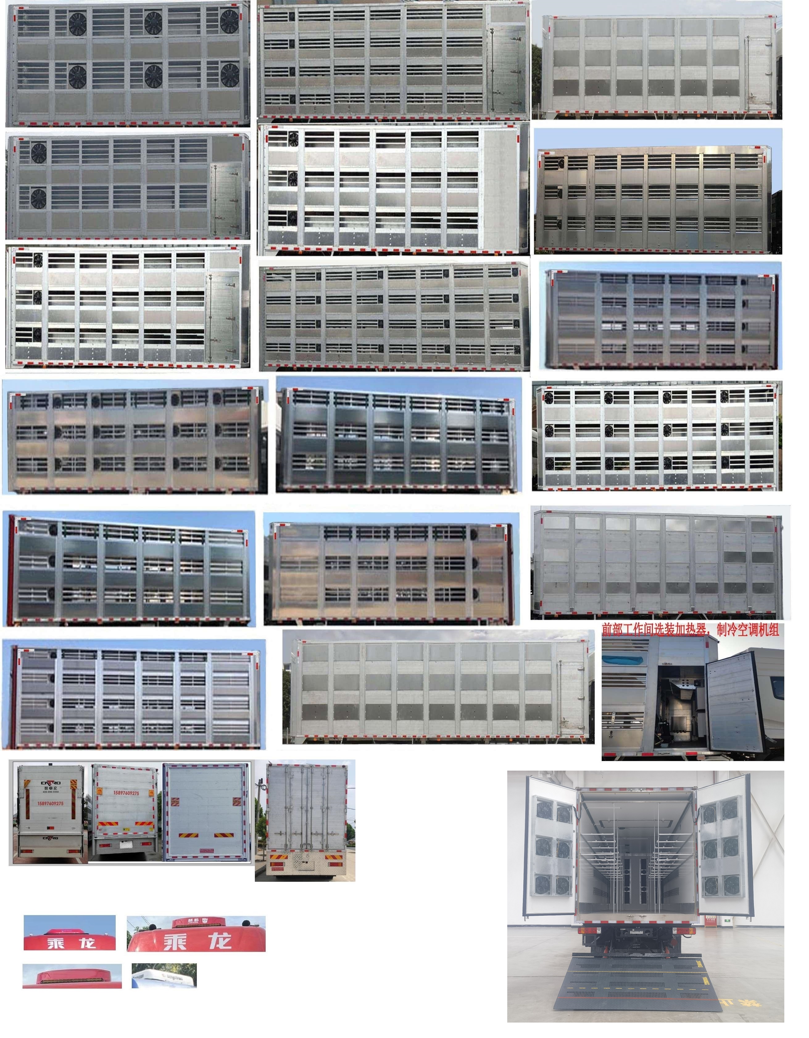乘龍牌LZ5180XCQH5AC1雛禽運(yùn)輸車公告圖片