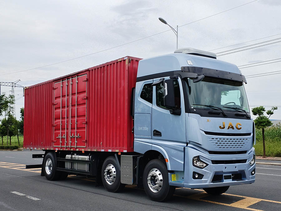 江淮牌HFC5264XXYP1K6D42S廂式運(yùn)輸車公告圖片