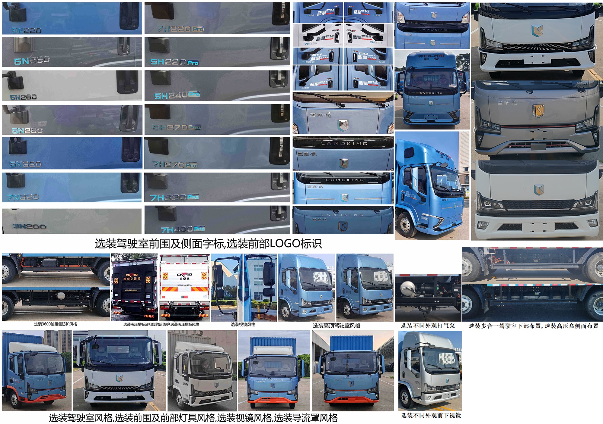 藍擎牌YTQ5042XXYKHEV341-LQ純電動廂式運輸車公告圖片