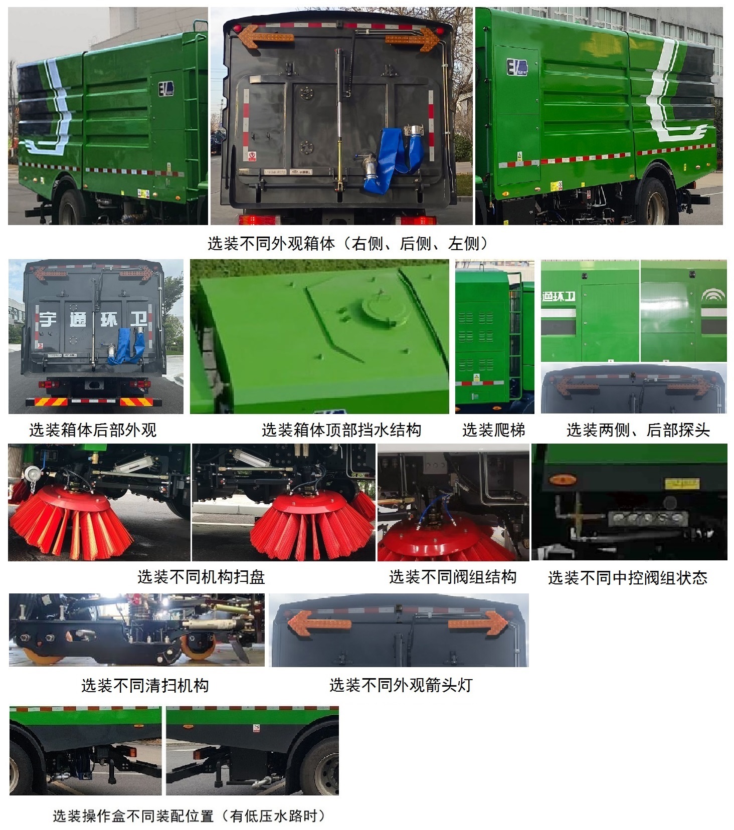 宇通牌YTZ5186TXSD1BEV純電動(dòng)洗掃車公告圖片