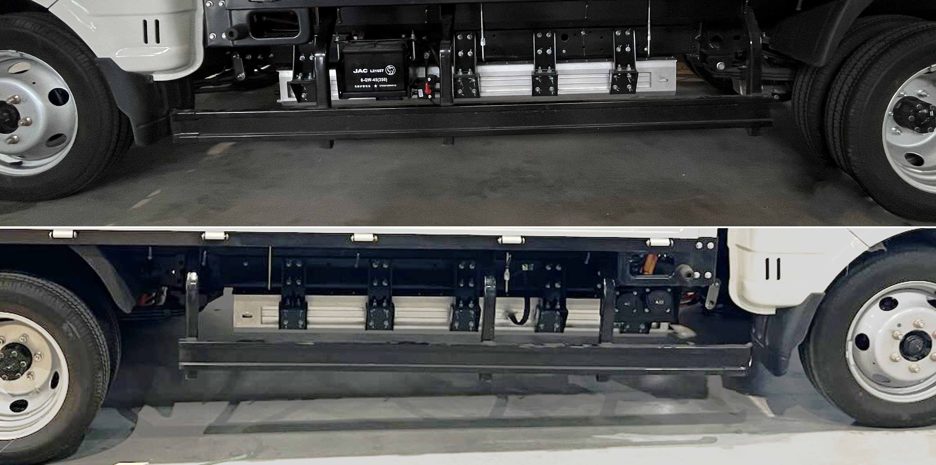 江淮牌HFC5040CCYEV8純電動倉柵式運輸車公告圖片