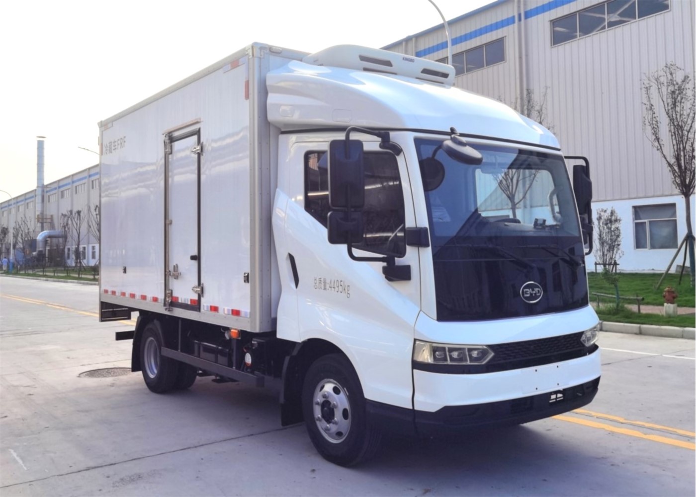 比亞迪牌BYD5040XLCHEV41插電式增程混合動力冷藏車公告圖片