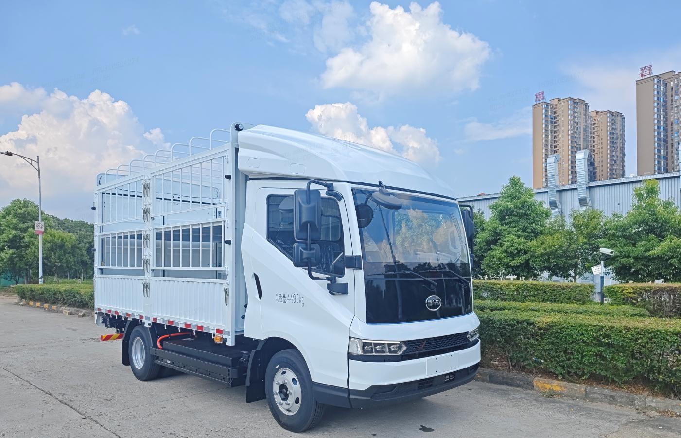 比亞迪牌BYD5040CCYBEV1純電動倉柵式運輸車公告圖片