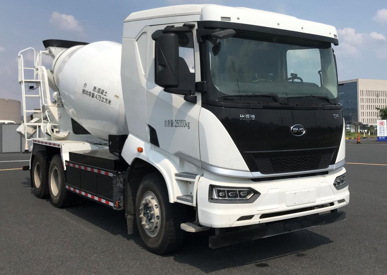 比亞迪牌BYD5250GJBBEV3純電動(dòng)混凝土攪拌運(yùn)輸車公告圖片