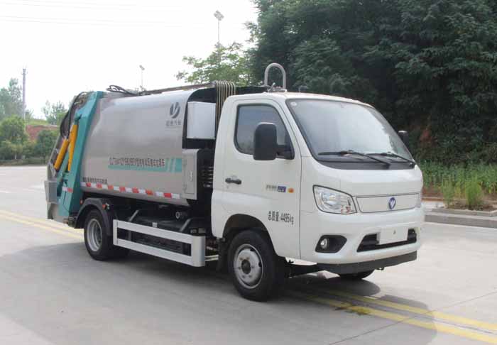 縱昂牌CLT5041ZYSBJBEV純電動壓縮式垃圾車