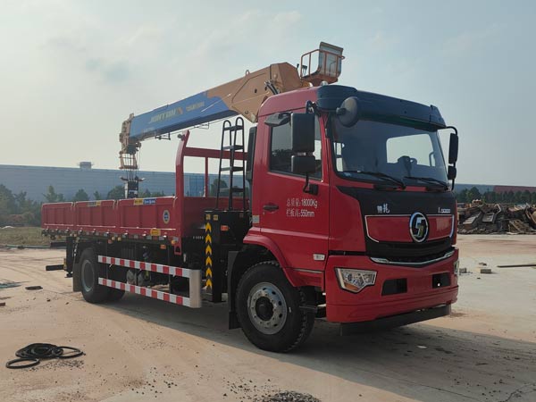 駿通牌JF5184JSQSX08隨車起重運輸車公告圖片