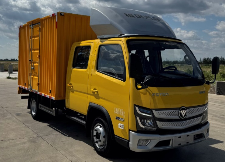 福田牌BJ5044XXYEV7純電動(dòng)廂式運(yùn)輸車公告圖片