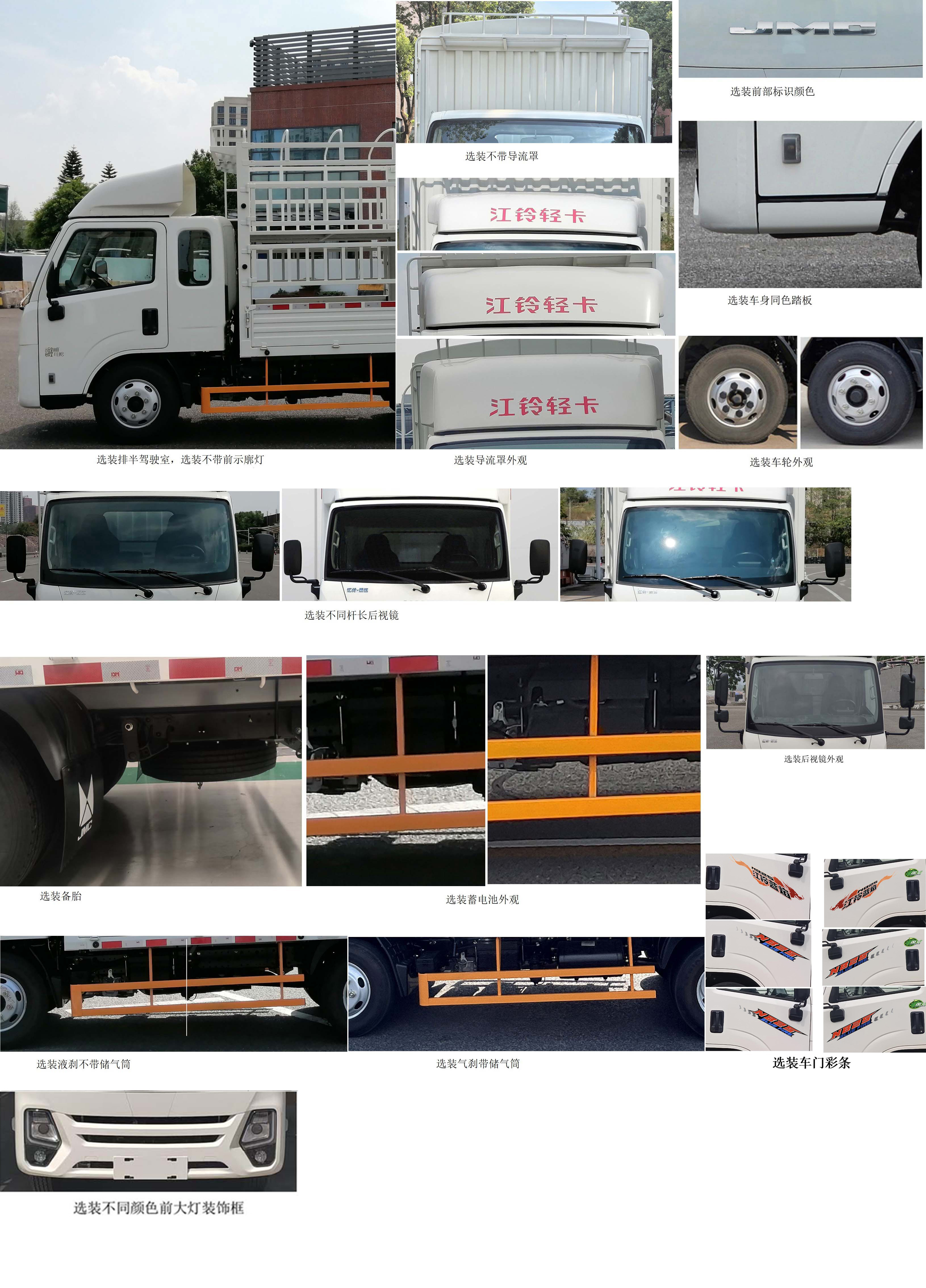 江鈴牌JX5041CCYTCN26倉(cāng)柵式運(yùn)輸車公告圖片