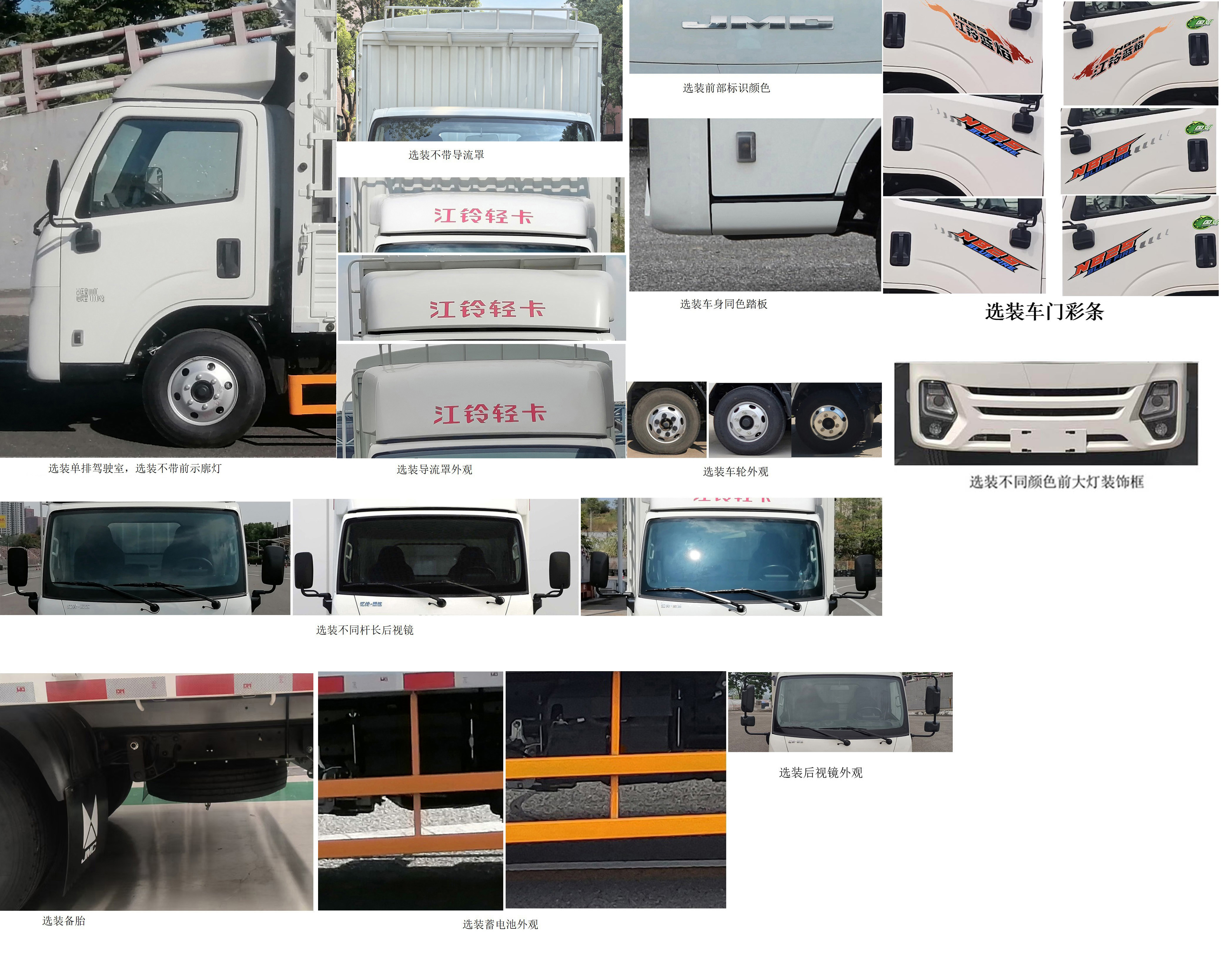 江鈴牌JX5041CCYTGL26倉柵式運輸車公告圖片