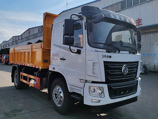 程力威牌CLW5180ZLJCDP自卸式垃圾車公告圖片