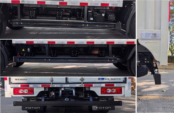 福田牌BJ5045XXYEV1U純電動(dòng)廂式運(yùn)輸車公告圖片