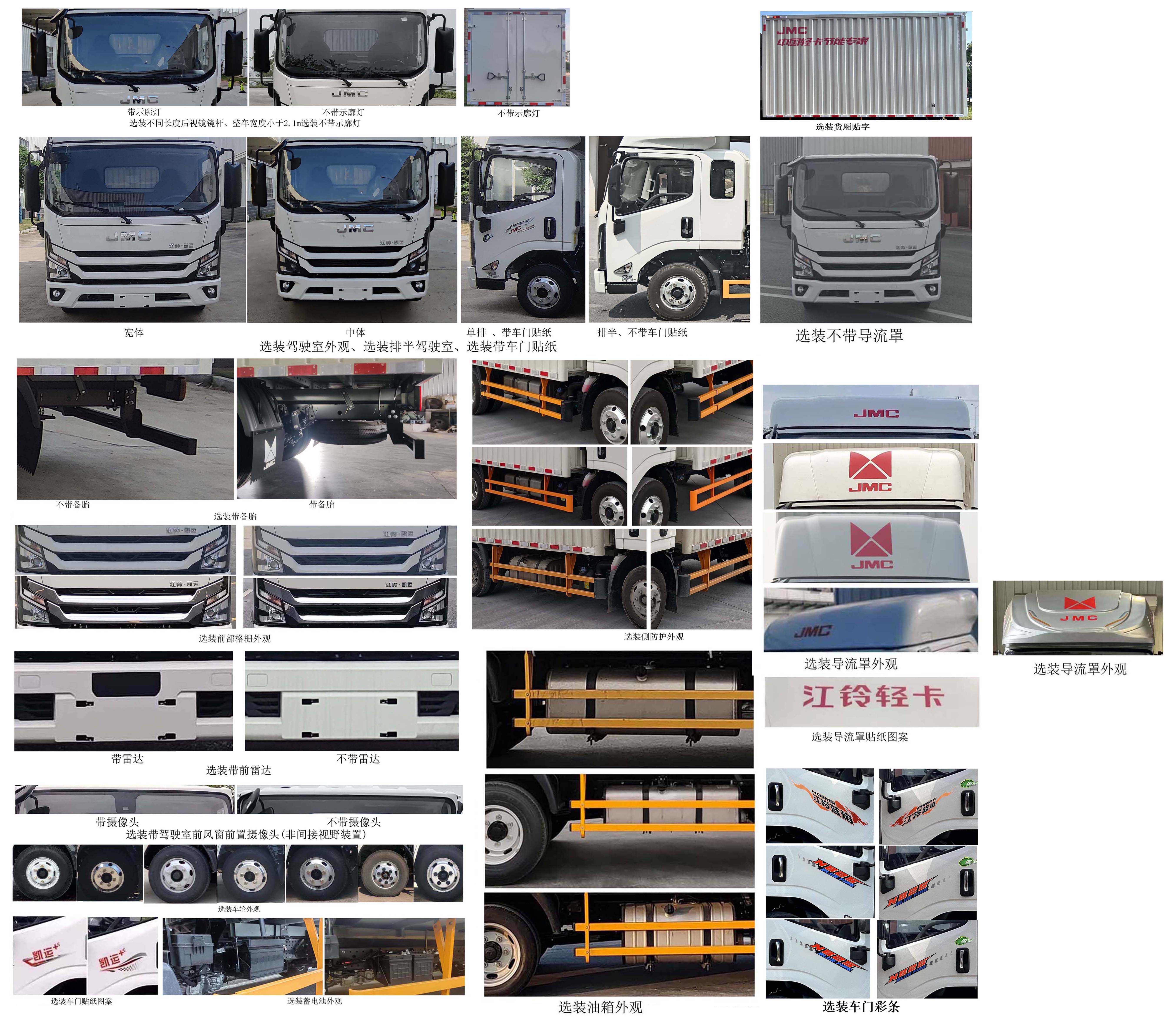 江鈴牌JX5049XXYT0D26廂式運輸車公告圖片